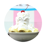 ana banana rama ice cream bowl